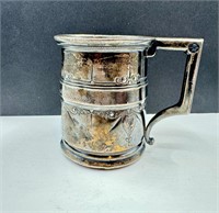 Antique Sterling Engraved Cup