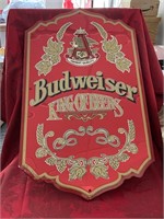 BUDWEISER KING OF BEERS SIGN