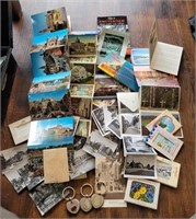 Huge Lot of 1950-1960 Postcards & Ephemera