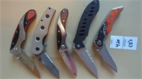 (5) folding knives
