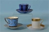 Assorted Teacups w/ Plates