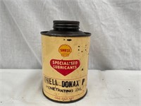 Shell Donax P pint oil tin