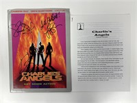 Autograph COA Charlie's Angels Media Press