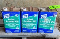 3 Gallons of Linseed OIl