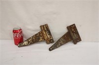 Two 10" Door / Gate Hinges ~ Used Condition