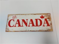 New Oh Canada Sign / Plaque 18" x 7.5"