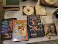 LOT OF CDS AND DVDS