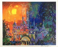 Signed Art Print of Disneyland Castle.