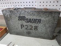 METAL SIG SAUER GUN CASE