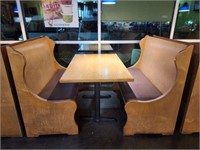 Two Single Booths with Table