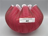 LG Wright red cased Maize 5 x 6" rosebowl