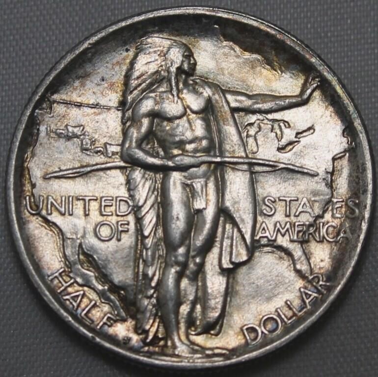 AU-50 USA 1926 Oregon Trail Memorial Half Dollar C