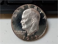 OF) 1973 S Silver proof like dollar