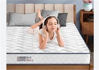 Bedstory 6 Inch Hybrid Mattress, Twin Mattress