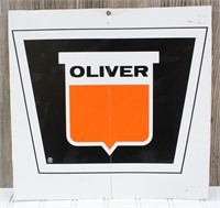 Oliver Thin Metal Sign