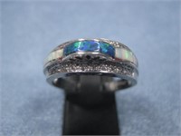 S.S. Hallmarked Opal Genuine Diamonds Tested