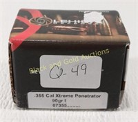 (49) .355 Caliber Xtreme Pentrator Bullets