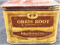 Orris Root Tin Schieffelin and Co.