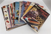 Lot of Plastic Canvas Stitch Pattern Booklets