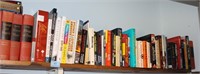 TOP SHELF IN OFFICE CLOSET:  BOOKS: 5 BOOK SET ON