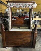 Antique Traditional Half Tester Bed