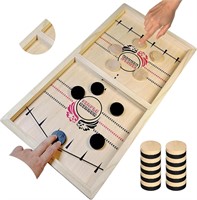 Wooden Sling Puck Game - L(22.2*11.8in)