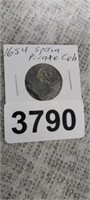 1654 SPAINISH PIRATE COB COIN