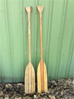 Wood Paddles; 54" long