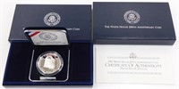 1992 White House Anniversary Proof Silver Dollar