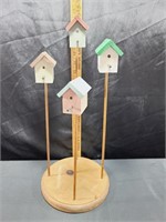 Bird Houses On Sticks Decor
