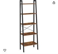 VASAGLE Ladder Shelf, 5-Tier Bookshelf, Storage
