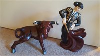Bull and Matador