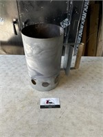 galvanized barbecue starter