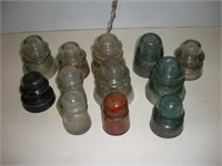 Glass Insulators 1 Lot