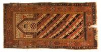 Unusual Gendje prayer rug, approx. 2.9 x 5.6