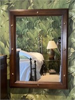 Young Hinkle Brass Accent Wall Mirror