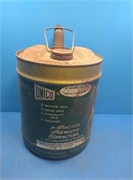 Unico motor oil can
