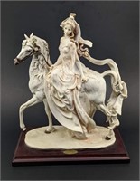 Armani Lady and Horse Statue