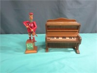 2 Cool Vintage Wooden Collectibles Piano & You