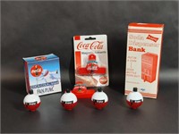 Coca-Cola Soda Dispenser Bank, Fan Pull & More