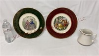 Salem China Victorian Plates & Jackson Creamer