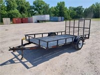 TITLED 2008 Larimore 6X12 Utility Trailer W/ AIr G