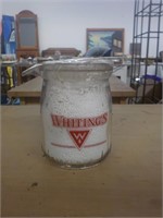 Whiting's 1/2 pt milk bottle