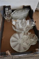 Glass Party Serving Dishware
