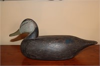 Full Size Black Duck Decoy Possibly by Miles