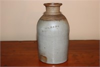 Wm. Hare Wilmington Stoneware Pottery Jar 7 3/4"