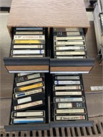 VHS tape collecton with cabinets