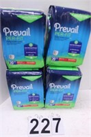 4 Packs 20 Count Prevail Daily Underwear (New)
