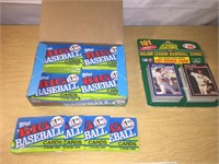 1988 BIG BASEBALL Cards Wax Box 36 Packs & More