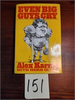 Even Big Guys Cry by Alex Karras, 1977 1st Edition